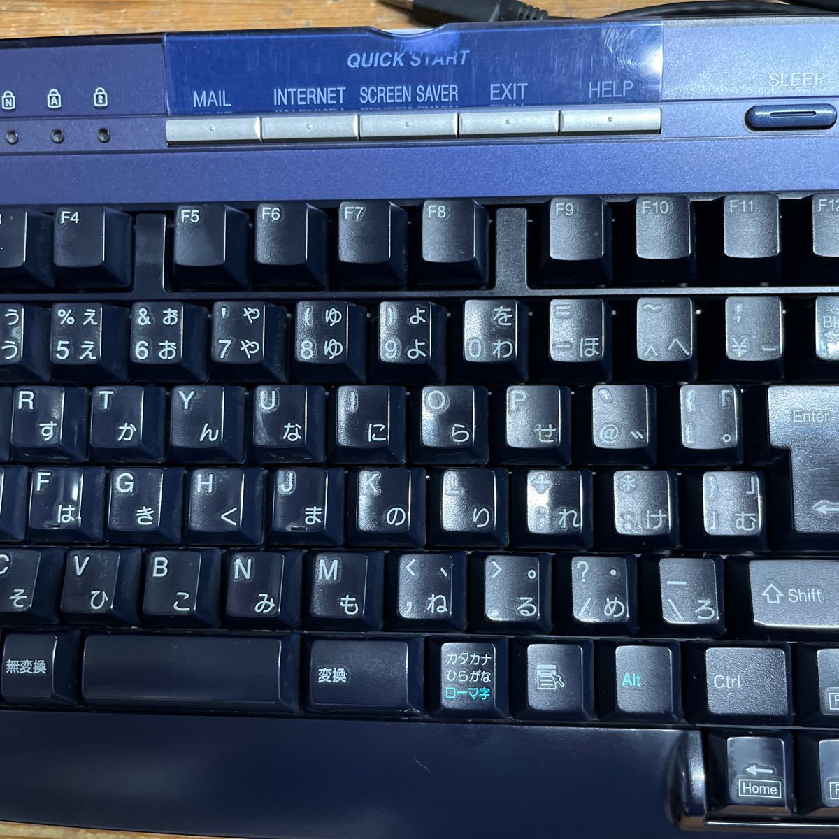 SHARP シャープ パーソナル コンピュータ キーボード DUNTK5976ACZZ 中古品 ジャンク品扱い 部品取りにの画像3