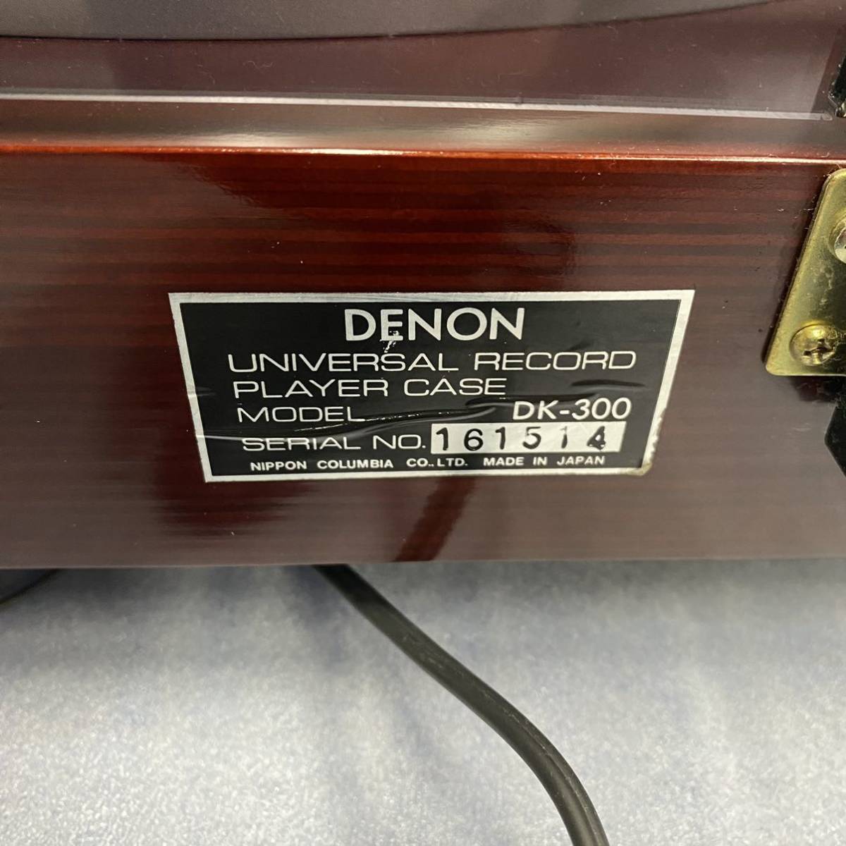 ★音出し確認済み デノン DENON ターンテーブル DP-80/トーンアーム DA-401/キャビネット DK-300 当時定価 195,000円 1970～80年代 当時物_画像10