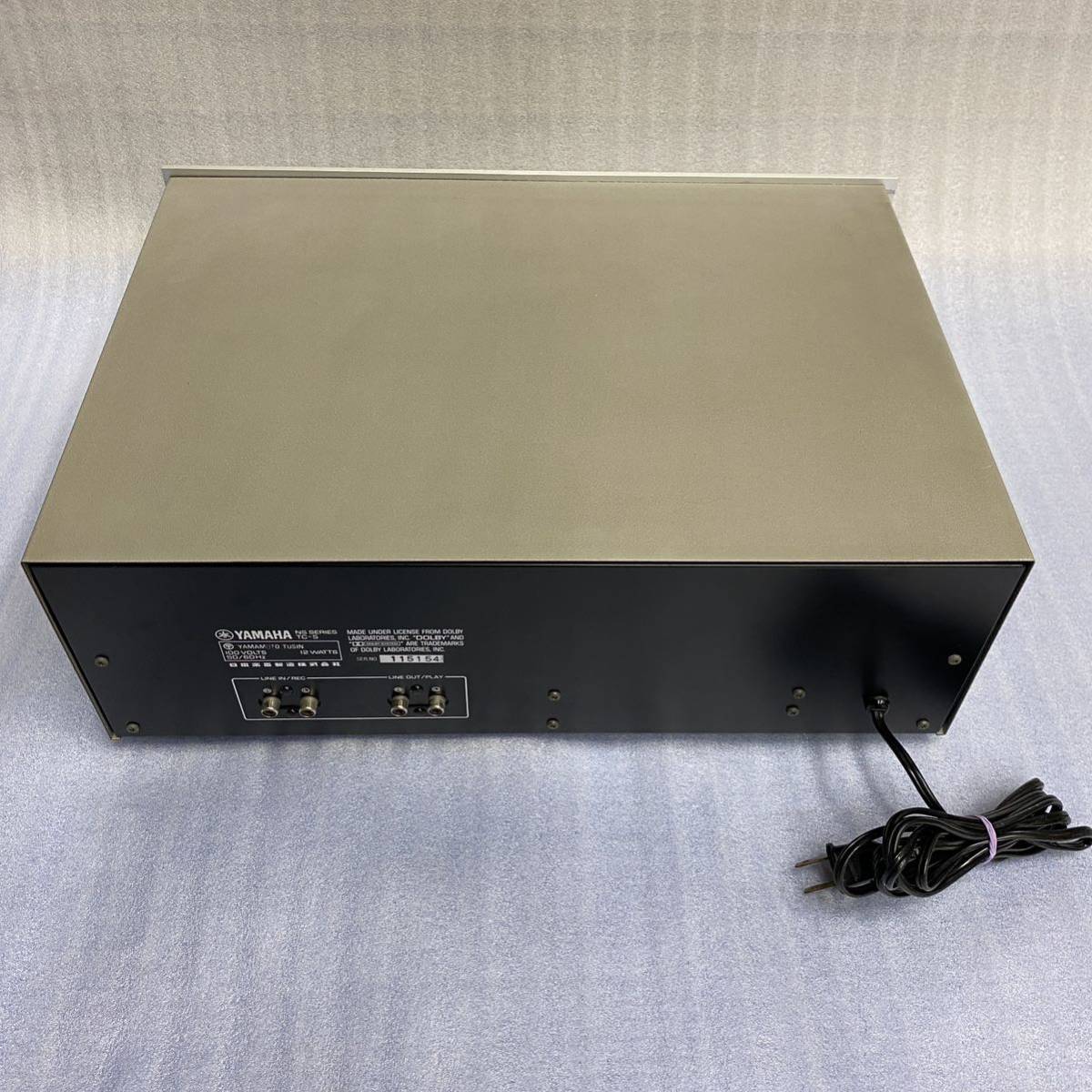 動作品★名機 YAMAHA ヤマハ カセットデッキ TC-5 ※専門業者でメンテ済みの画像6