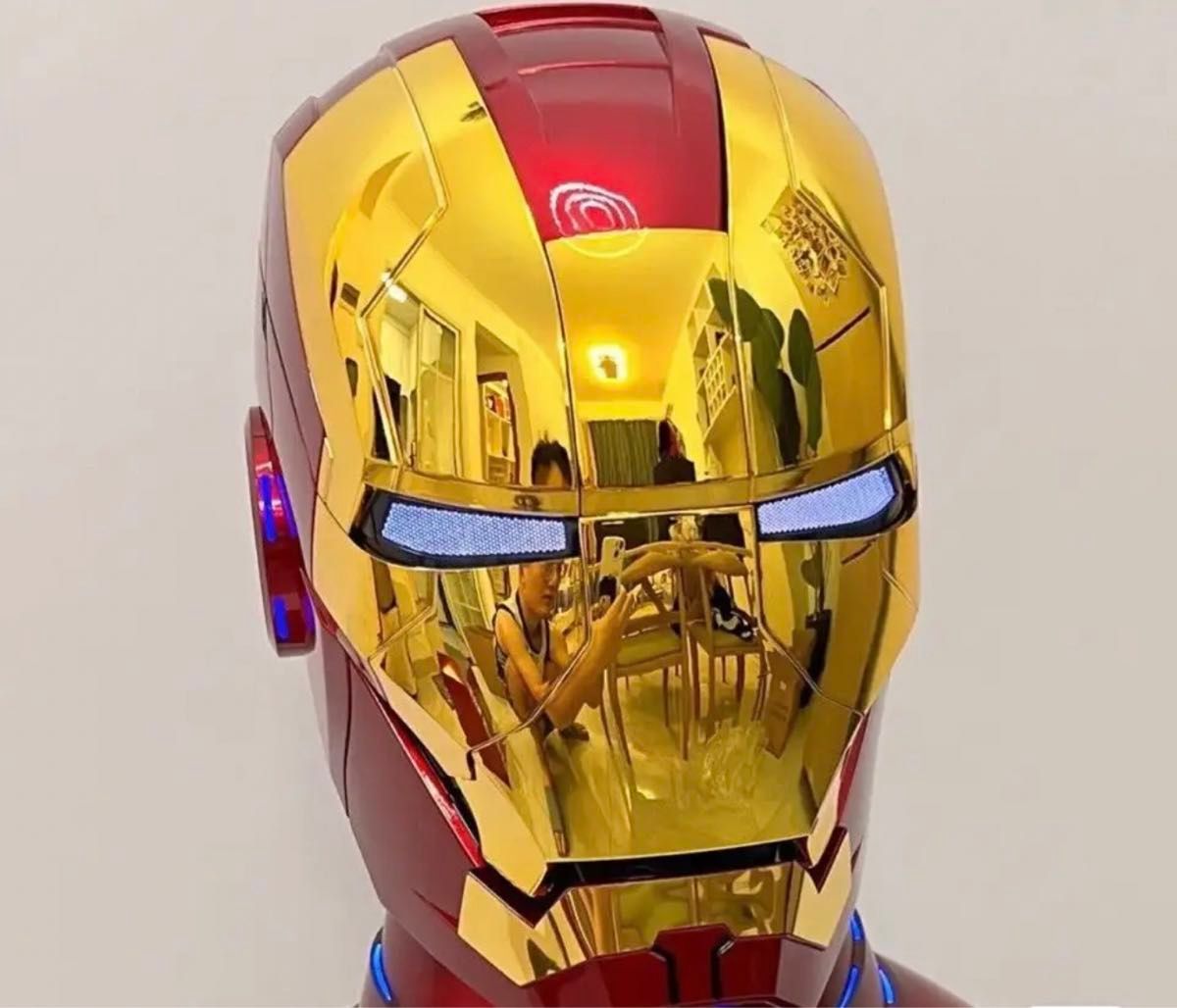 アイアンマンヘルメット自動開閉 音声認識開閉可能 AUTOKING アイアンマンヘルメット自動開閉 音声認識開閉可能 AUTOKING
