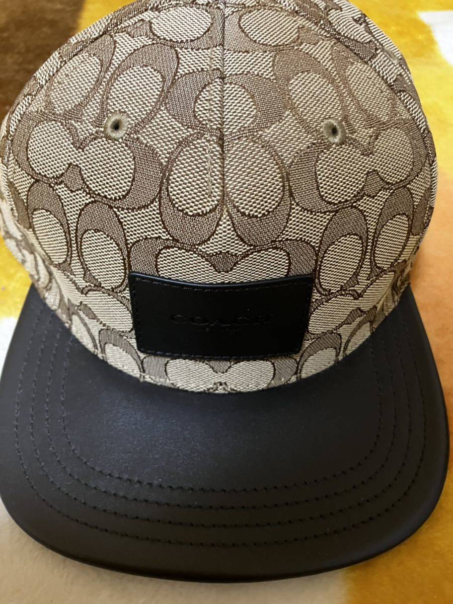 COACH キャップ 帽子 未使用品 軽井沢で購入の画像2