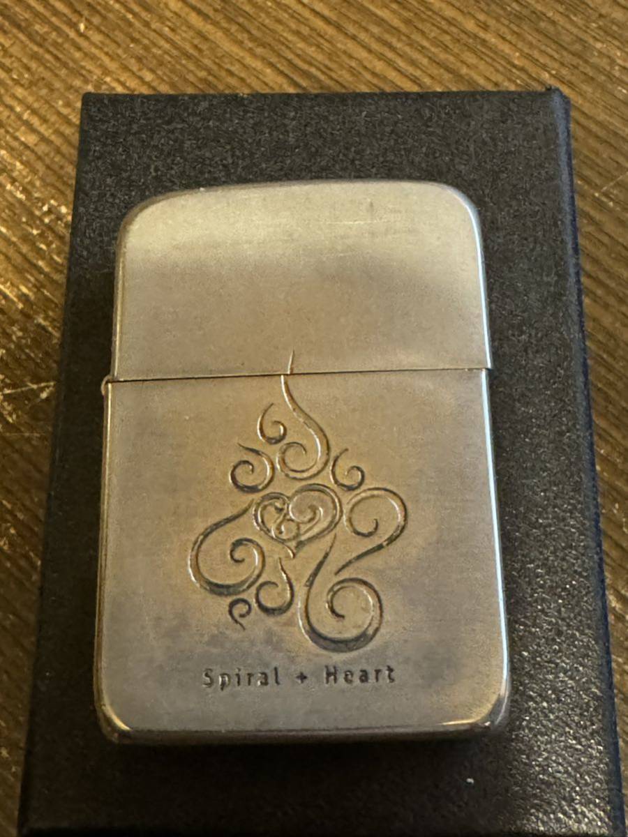 ZIPPO ジッポー Spiral Heart スパイラルハート　シルバー　ジッポライター オイルライター 喫煙具 ジッポ 喫煙グッズ ライター _画像1