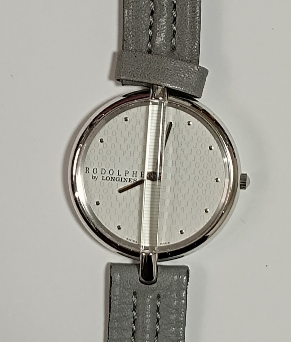 稼働品 RODOLPHE by LONGINES ペア腕時計 白色文字盤 新品電池交換済みの画像5