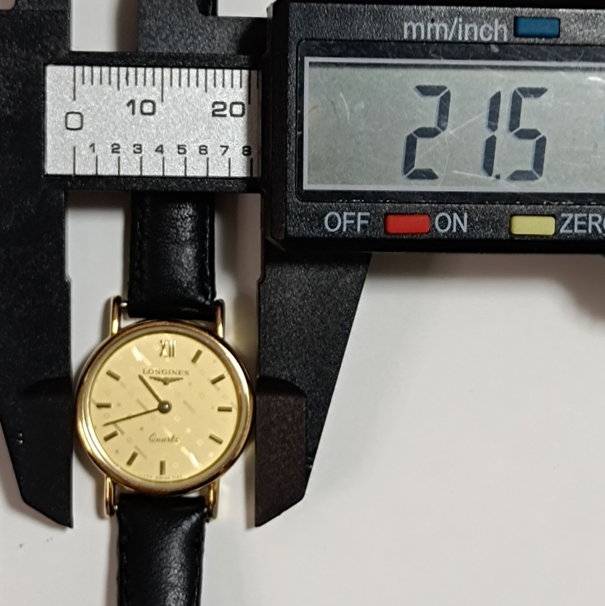 美品 稼働品 ロンジン レディース腕時計 ゴールド変わり文字盤 新品電池 の画像9