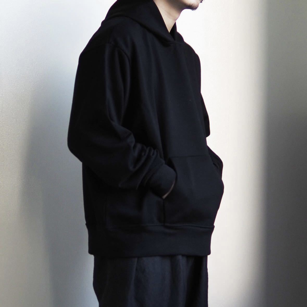 21aw 2021 WEWILL ウィーウィル WE LOOSE PULLOVER HOODIE W-009-8012 ルーズ プルオーバー フーディ パーカー BLACK ブラック 系 サイズ 2_画像3