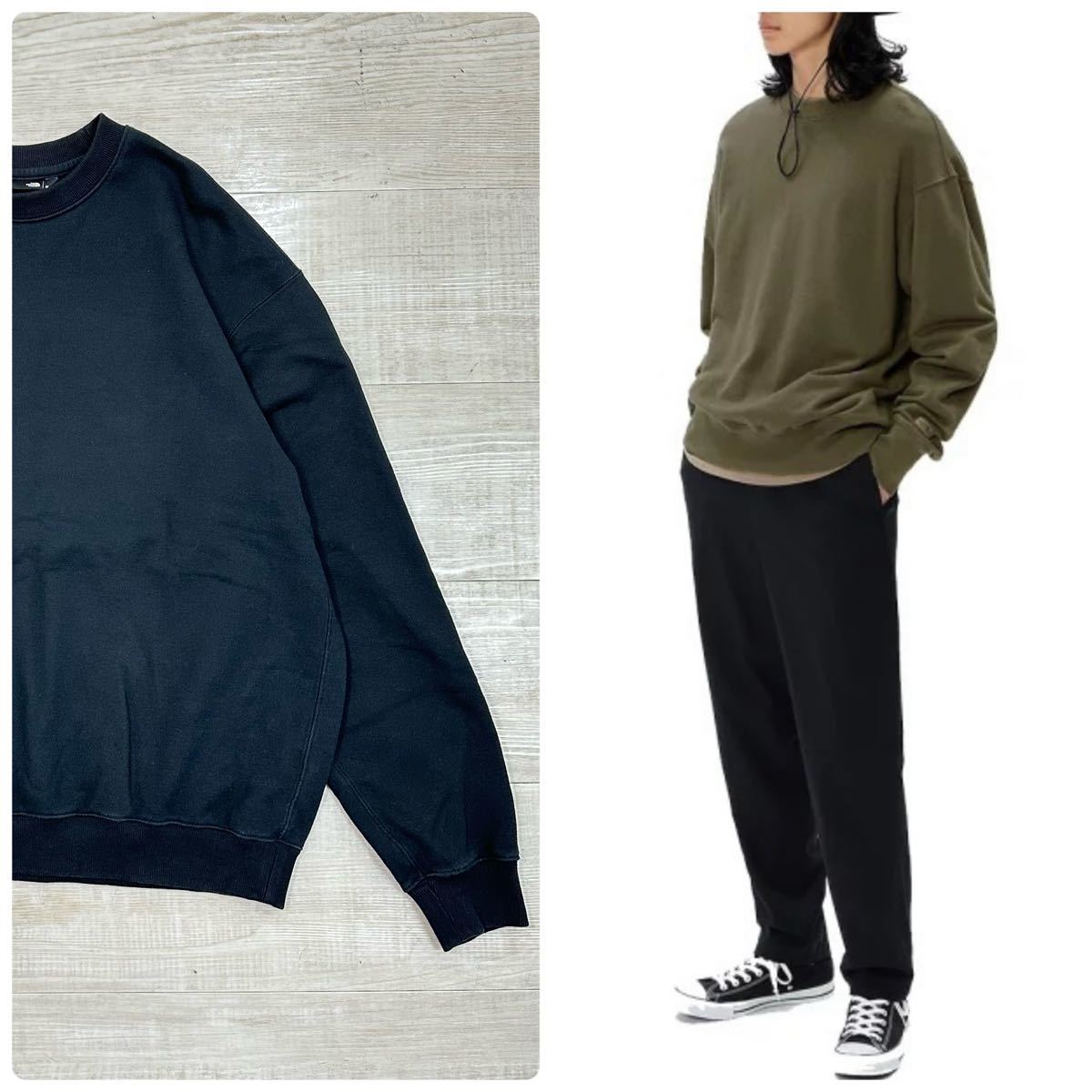 23aw 2023 THE NORTH FACE ノースフェイス L/S Rock Steady Crew NT62361 ロングスリーブ ロック ステディ クルー スウェット サイズ M