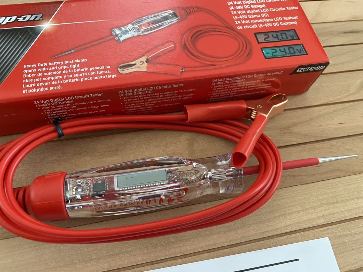  Snap-on digital liquid crystal circuit tester 24V new goods inspection electro- vessel 