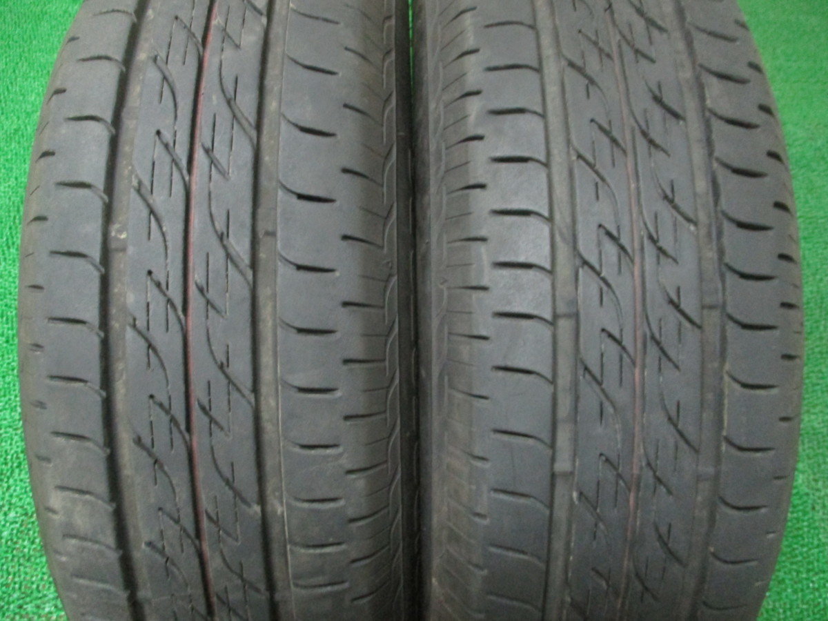 ZB339【送料無料 在庫処分】175/65R14 超溝高 8~8.5分山 ブリヂストン 夏タイヤ NEXTRY 2本 激安 フィット ノート パッソ キューブ デミオ_画像2