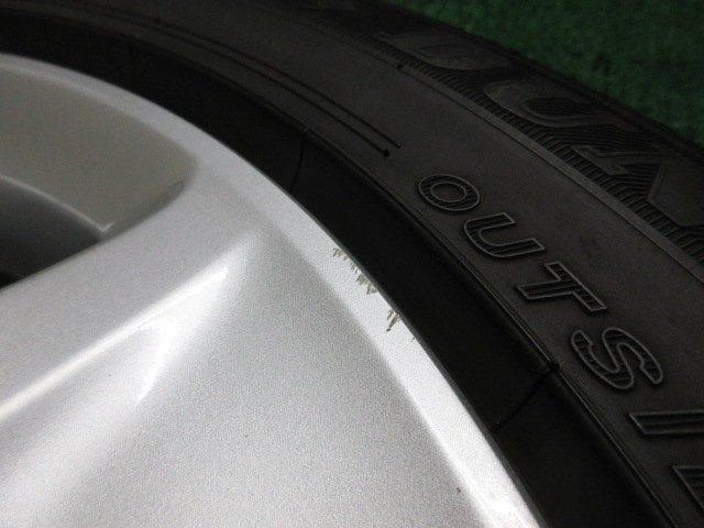 ZL825【送料無料 在庫処分】225/50R17 超溝高 8.5~9分山 ダンロップ 夏タイヤ LE MANS V アルミ ホイールセット 4本 ホンダ アコード 純正の画像8