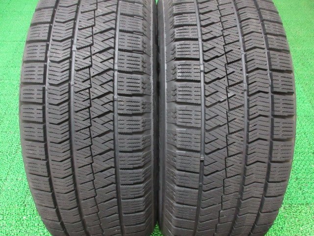 ZL707【送料無料 在庫処分】215/60R16 超溝高 8~8.5分山 ブリヂストン スタッドレス VRX2 ♪ ホイールセット 4本 激安 オデッセイ クラウン_画像2