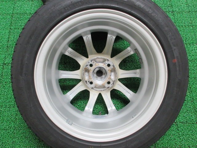 ZG820【送料無料 在庫処分】185/55R15 超溝高 9分山 夏タイヤ アルミ ホイールセット 4本 美品 ♪ 激安 ノート デミオ スイフト コルト 等_画像9