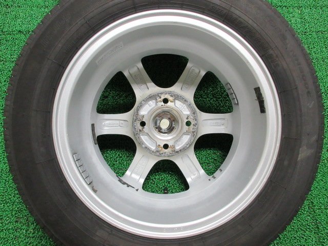 ZD098【送料無料】165/70R14 超溝高 8.5~9分山 ブリヂストン 夏タイヤ ECOPIA NH200C 22年製 ホイールセット 4本 激安 アクア ヴィッツ 等_画像9