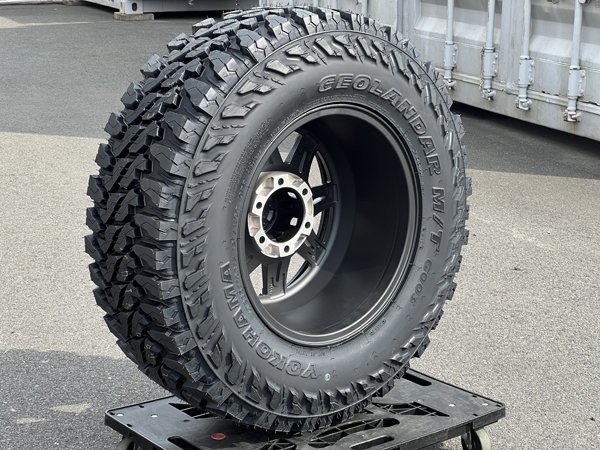 純正車高対応! 新品 17インチ タイヤホイールセット 4本 pcd139.7 6穴 YOKOHAMA M/T 265/70R17 新型ハイラックス GUN125 TRD GR_画像8