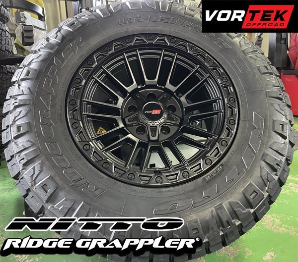  новый товар VORTEK VRT604 17x9 Hummer H3 FJ Cruiser 17 дюймовый грязь колесо с шиной NITTO RIDGE GRAPPLER 265/70R17 285/70R17