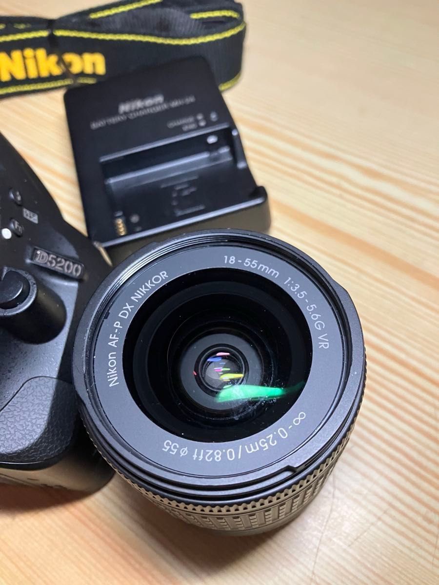 Nikon デジタル一眼レフカメラD5200 AF-P レンズ18〜55mmセット