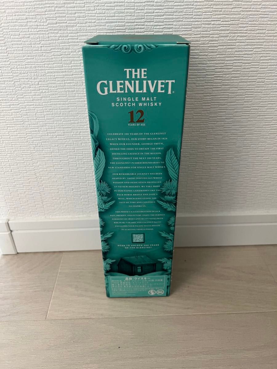 【正規】ザ・グレンリベット 12年 200周年記念 限定ボトル   1本ギフトBox入り GLENLIVET