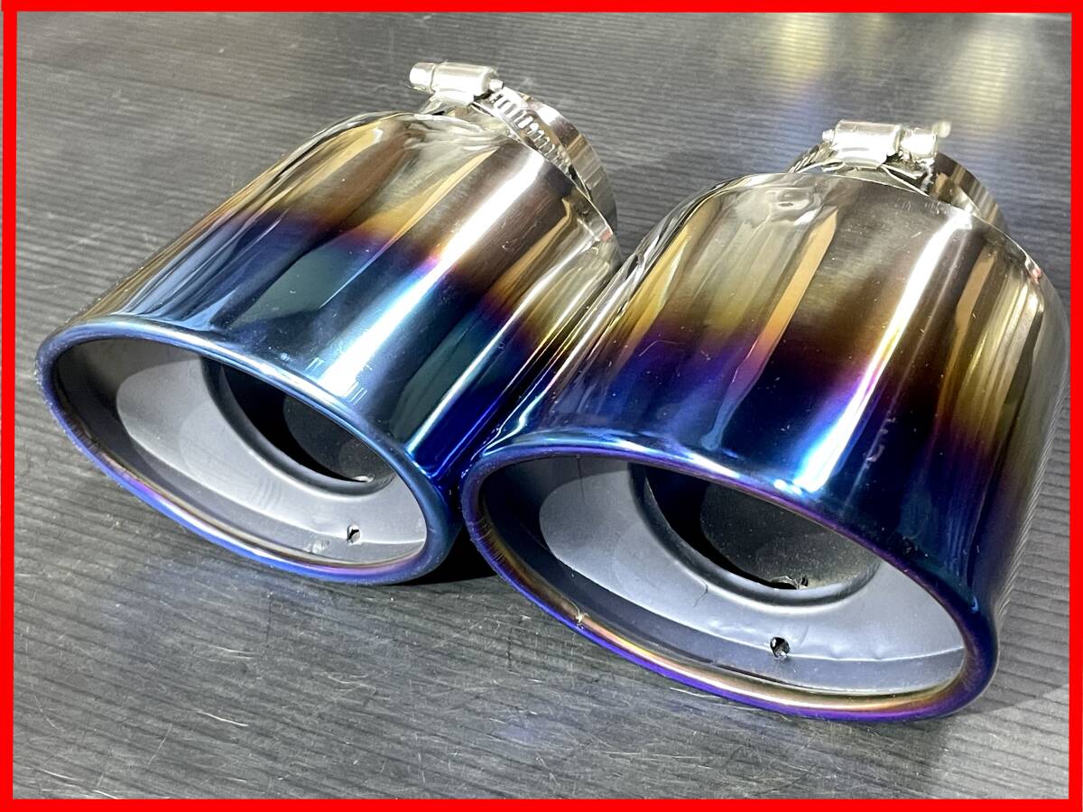 *[ with translation ]S2000 type titanium color stainless steel muffler cutter 18 Crown RB Odyssey / nationwide equal 1000 jpy ( Hokkaido 1300 jpy )( Okinawa remote island un- possible )