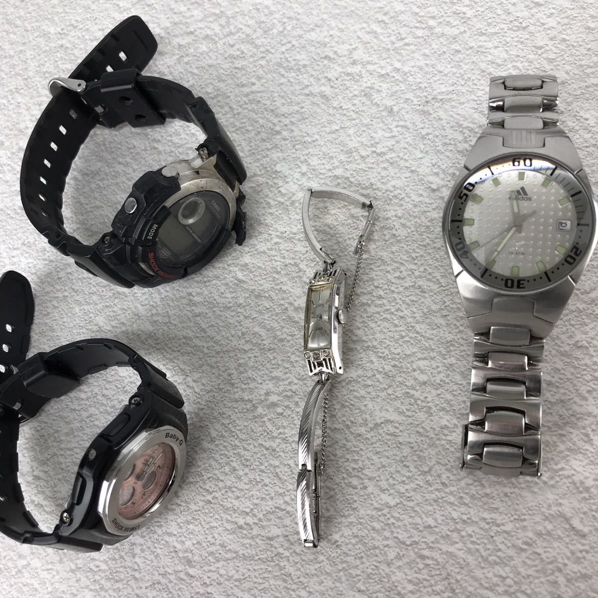 △ 時計まとめ売り　8点　SEIKO CASIO G-SHOCK adidas TIMEX 腕時計 _画像6