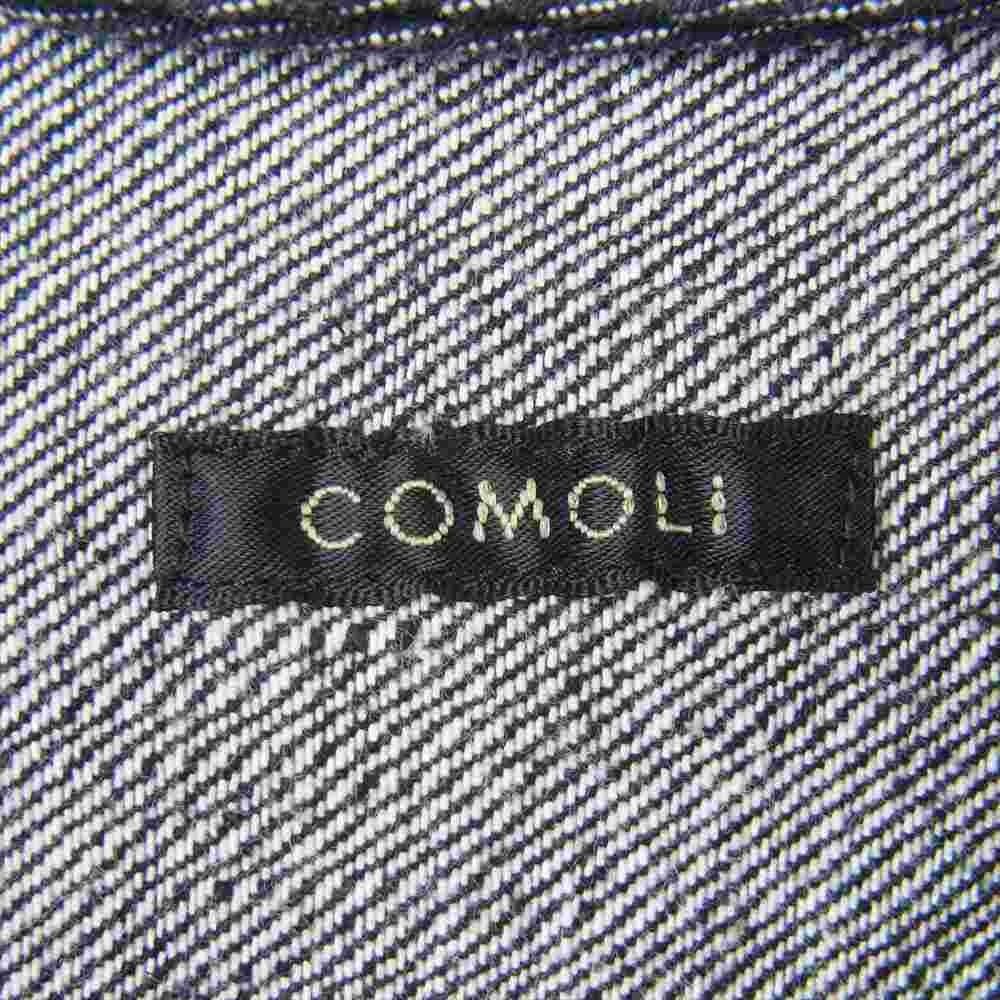 希少美品COMOLI U03-01012 21AW DENIM JACKET BLACK ECRU サイズ 希少美品COMOLI U03-01012 21AW DENIM JACKET BLACK ECRU サイズ