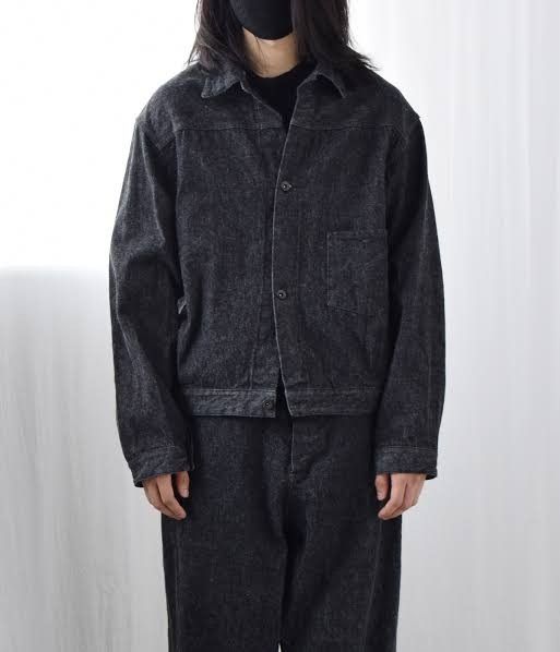 希少美品COMOLI U03-01012 21AW DENIM JACKET BLACK ECRU サイズ 希少美品COMOLI U03-01012 21AW DENIM JACKET BLACK ECRU サイズ