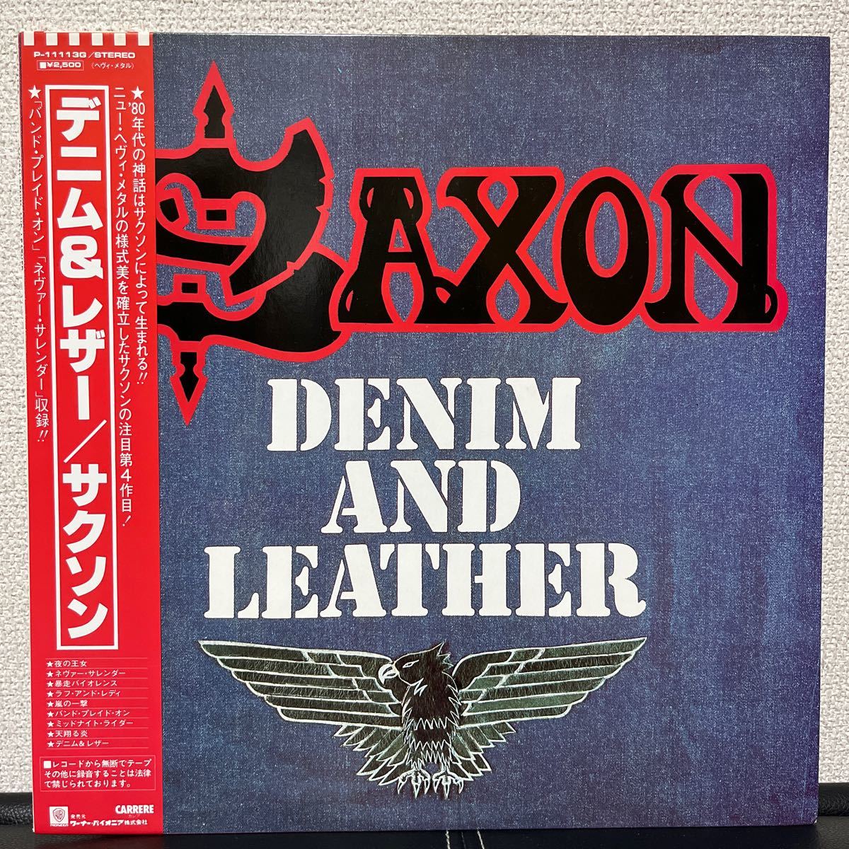 Saxon サクソン / Denim And Leather デニム &レザー cr640bf302402_画像1