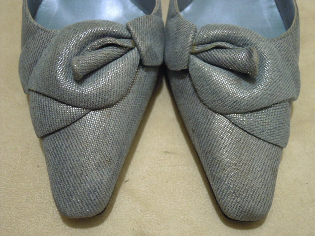 DI SANDROti Sand ro original leather sling back pumps size 37(23.5cm) Italy made 