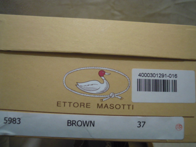 ETTORE MASOTTIeto-remasoti sling задний квадратное tu туфли-лодочки размер 37(23.5cm) Италия производства 