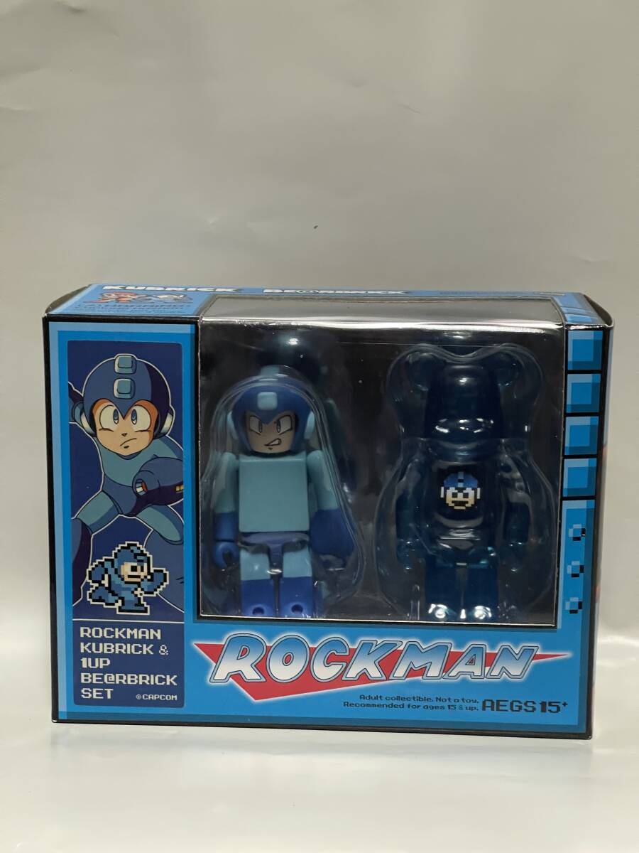 BE@RBRICK 100% ロックマン&１UP ROCKMAN 2pc メディコムトイ フィギュア KUBRICK 未開封