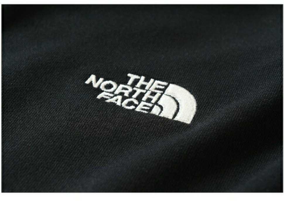 【新品・即決・送料無料】THE NORTH FACE ノースフェイス 長袖 パーカー シンプル M ブラック 刺繍ロゴ