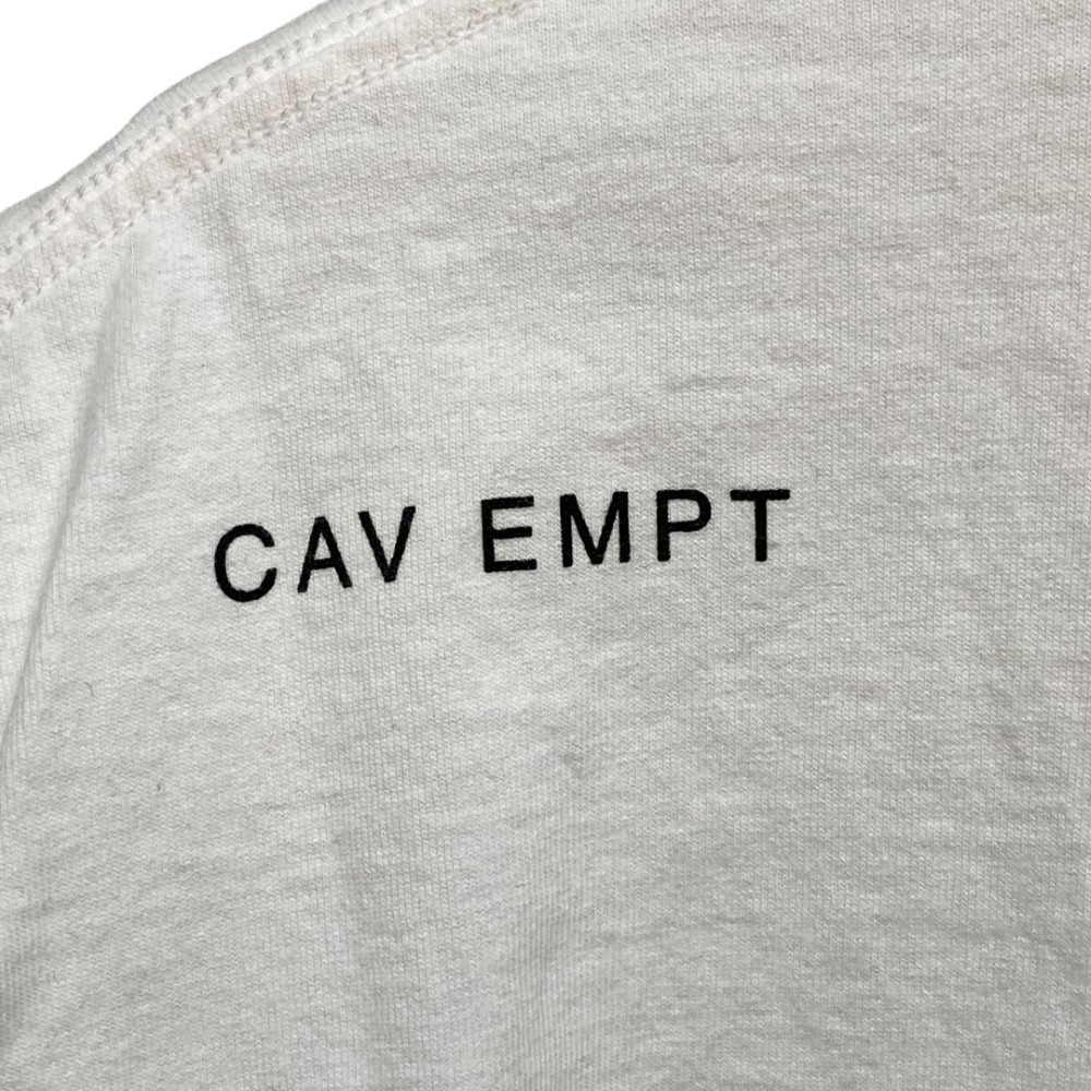 C.E CAVEMPT フロントプリントTシャツ Lサイズ ホワイト シーイー 半袖カットソー_画像4