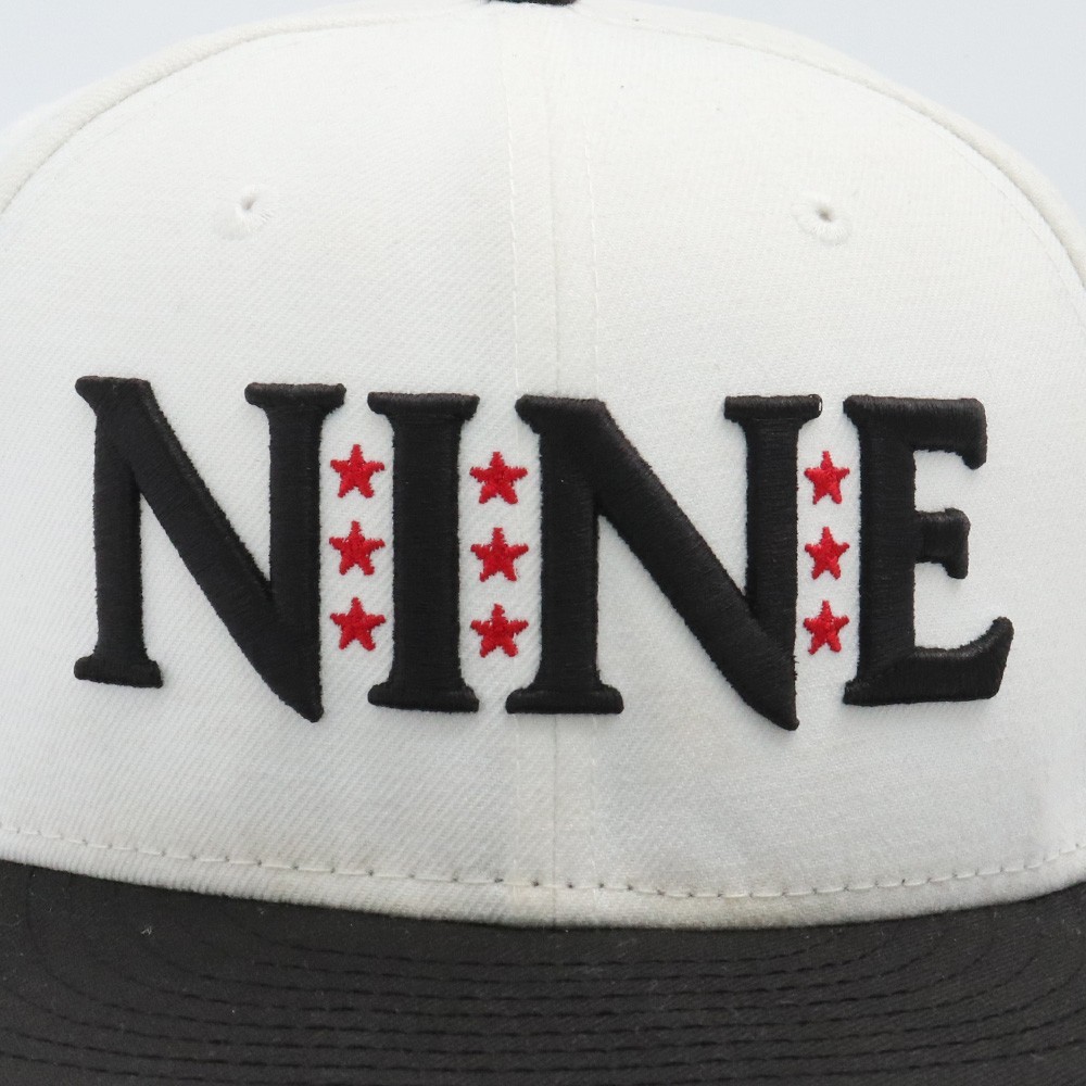 NINE RULAZ NINE New Era Snap Back Cap ONE SIZE ホワイト ナインルーラーズ ニューエラ ロゴ キャップ 帽子 ワンサイズ_画像7