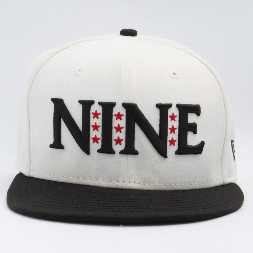 NINE RULAZ NINE New Era Snap Back Cap ONE SIZE ホワイト ナインルーラーズ ニューエラ ロゴ キャップ 帽子 ワンサイズ_画像2