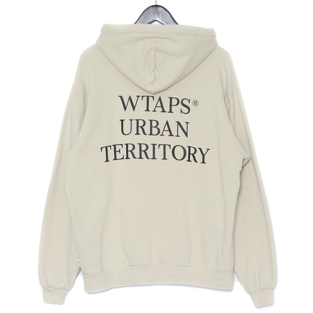 WTAPS 21AW URBAN TERRITORY サイズ03 クリーム ダブルタップス アーバンテリトリー プリント プルオーバーパーカー_画像2