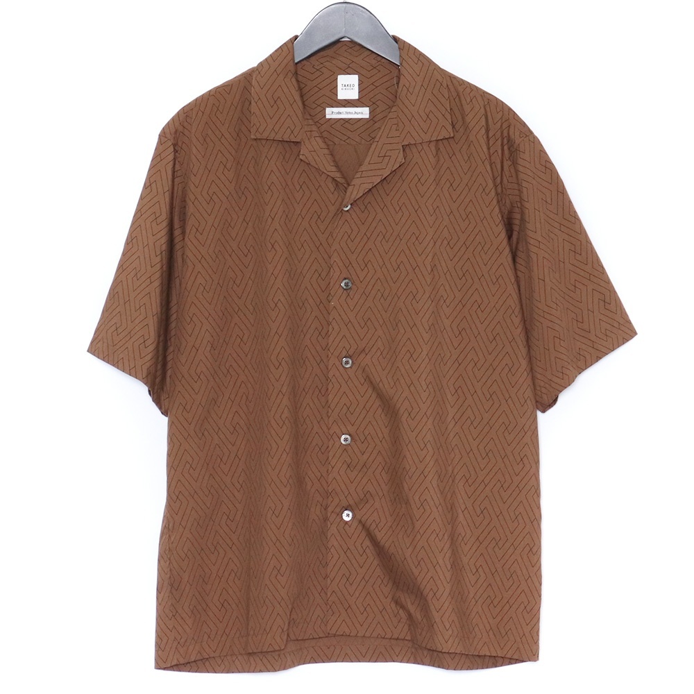 TAKEO KIKUCHI メンズシャツ 3 ブラウン BJ070-88063 タケオキクチ brown shirt_画像1