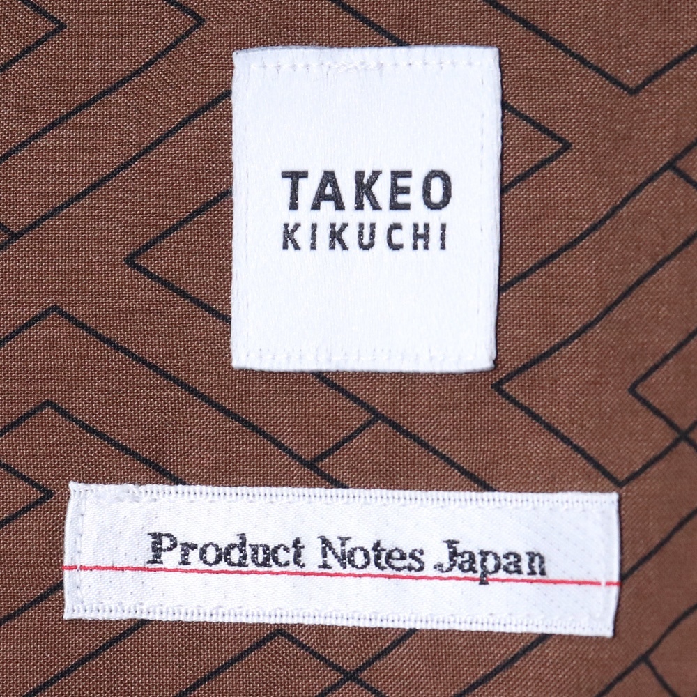 TAKEO KIKUCHI メンズシャツ 3 ブラウン BJ070-88063 タケオキクチ brown shirt_画像4