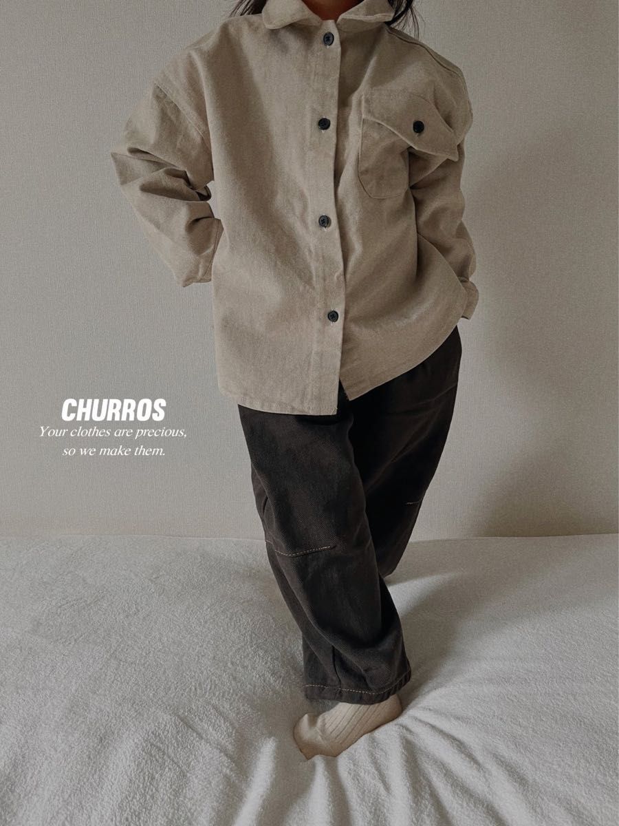 "最終売り尽くしSALE"韓国子供服 churros worm pants 