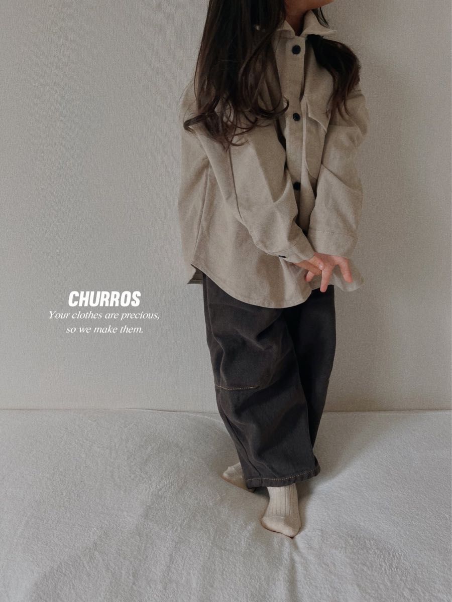 "最終売り尽くしSALE"韓国子供服 churros worm pants 