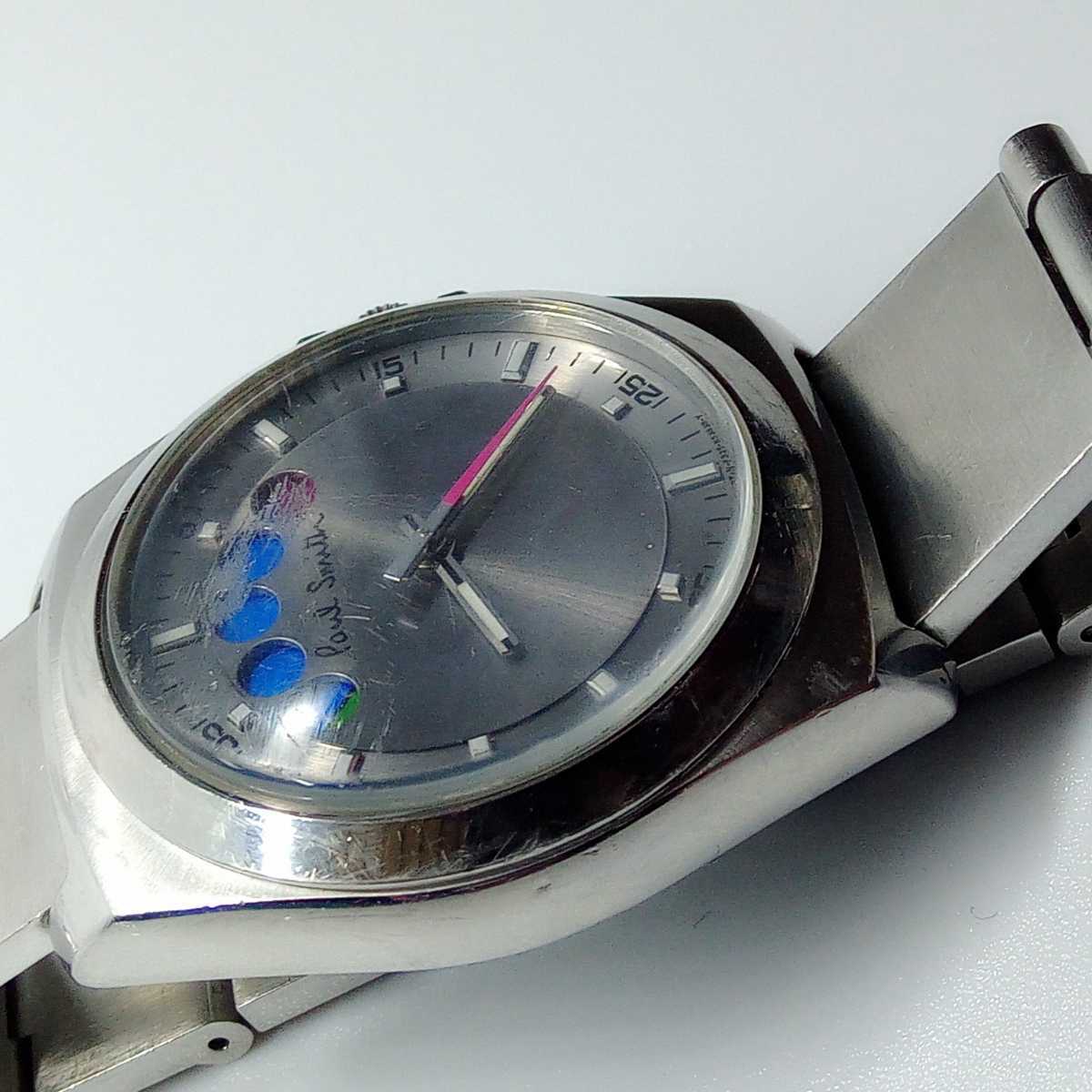 【稼働品】Paul Smith ポールスミス F335-T001572 ファイブアイズ メンズクォーツ腕時計_画像5