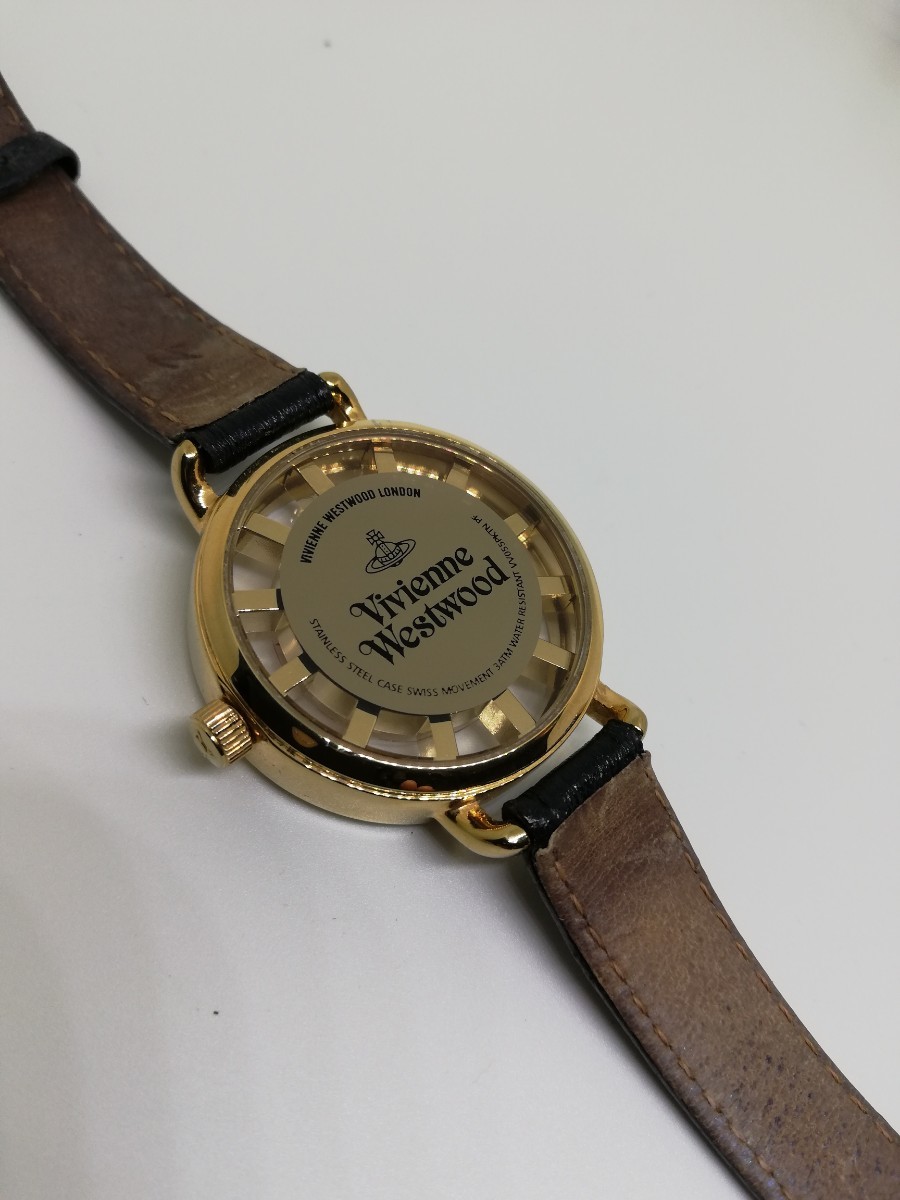 【稼働品】Vivienne Westwood ヴィヴィアンウエストウッド VV055PKTN PFレディースクォーツ腕時計の画像7