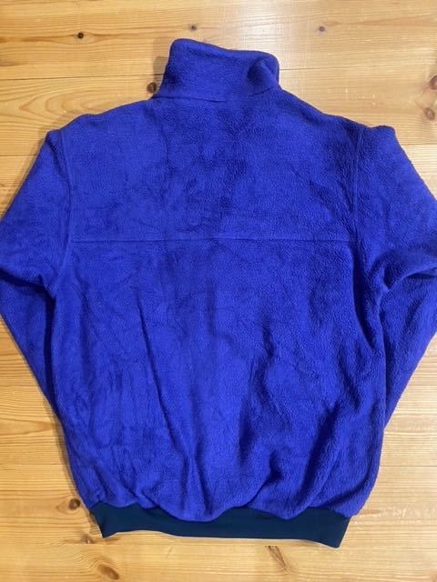 80's USA製 Patagonia/パタゴニア 三角タグ Vintage L/S Full-Zip Fleece Jacket/フルジップ フリースジャケット / 白タグ デカタグ 雪無し_画像2