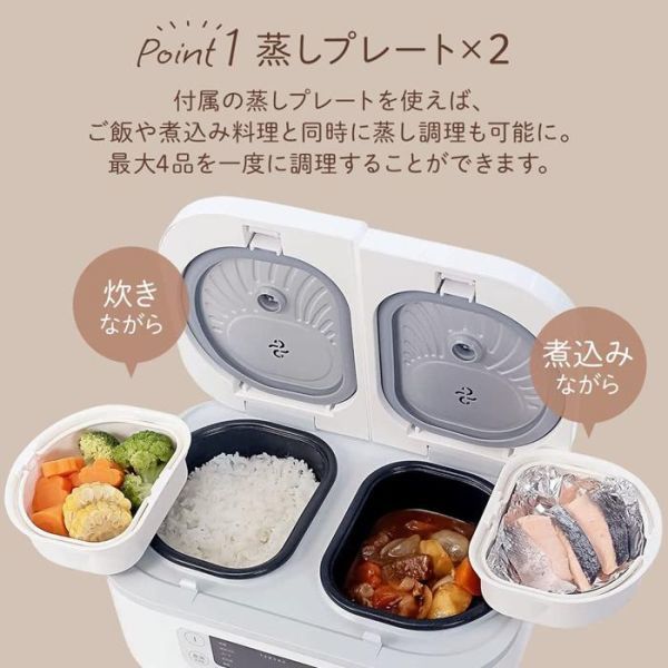  rice cooker 3... one person living for one person living multifunction rice cooker 3.5.+3.5. one body double ....ja- heat insulation double Cook 7. cooking consumer electronics convenience 