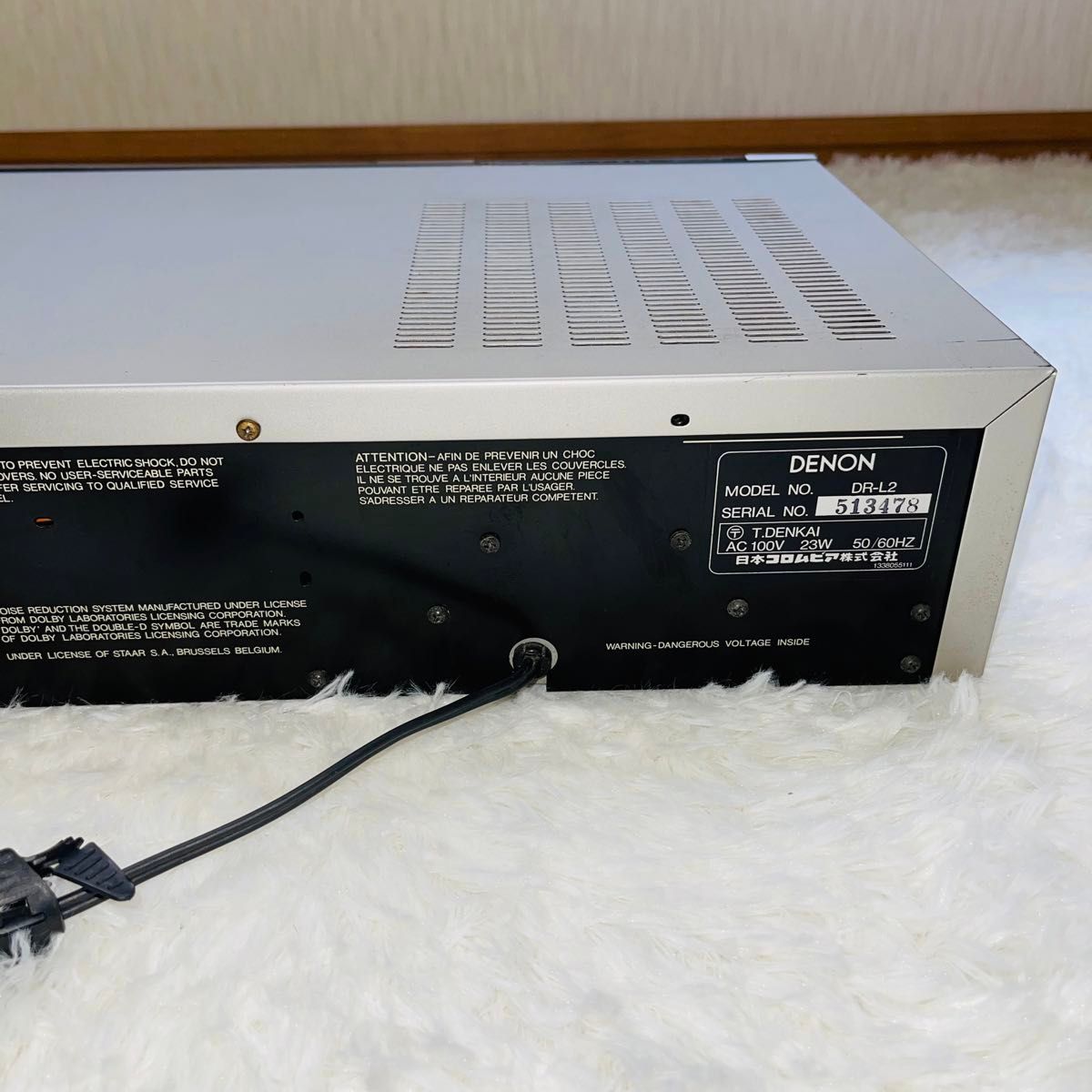 【良品】カセットプレイヤー　ＤＥＮＯＮ　DR-L2