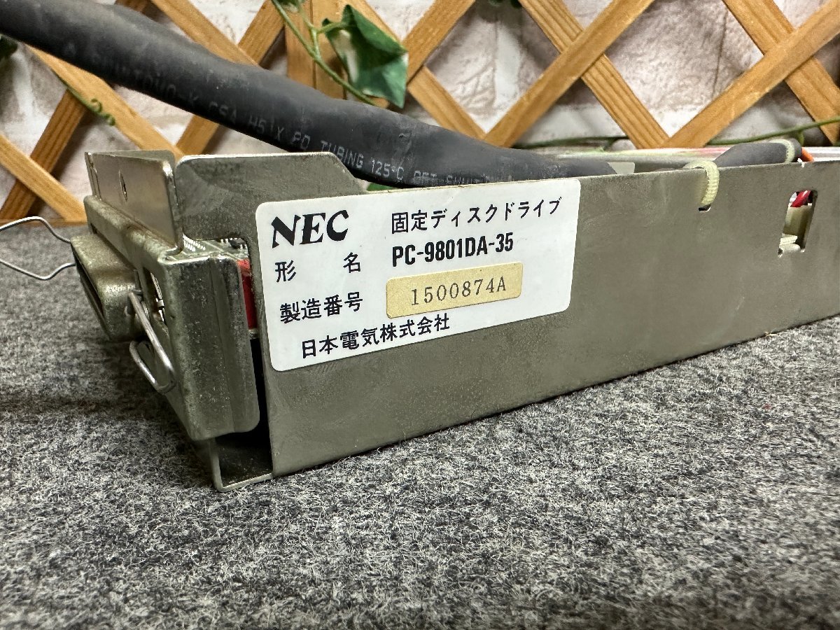 【送80サイズ】NEC　PC-9801DA-35　SASI 40MB 固定ディスクドライブ 内蔵HDD　フォーマット済み B/Sなし_画像5