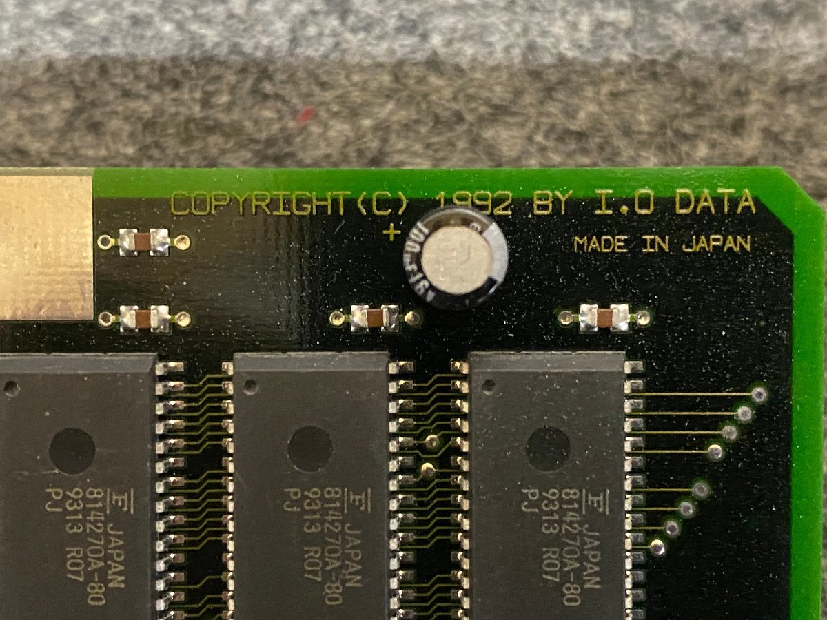 【送ゆうパケ250円】IO DATA　RX34-3M　PC-9801RX/EX用 3MB増設RAMボード ※未チェック_画像5