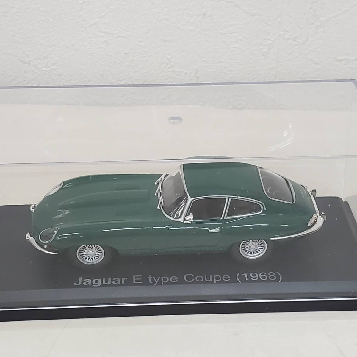 0207-243■アシェット 国産 名車コレクション Jaguar ジャガー E TYPE COUPE グリーン 1968 1/43? ミニカー 車 パーツ未確認 現状品_画像2