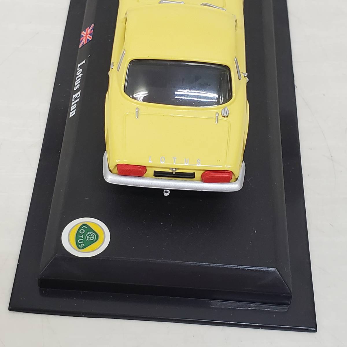 0208-289■LAUTUS ロータス ELAN イエロー　デルプラド 1/43 世界の名車 コレクション ミニカー 模型 パーツ未確認 現状品_画像5