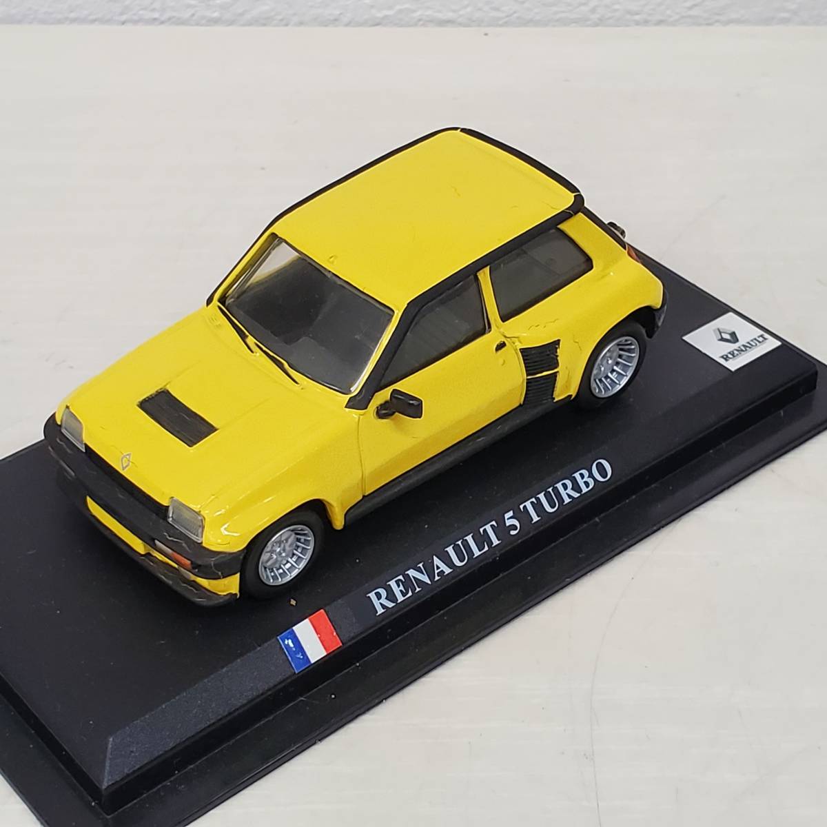 0208-291■ルノー RENAULT 5 TURBO イエロー デルプラド 1/43 世界の名車 コレクション ミニカー 模型 パーツ未確認 現状品の画像1