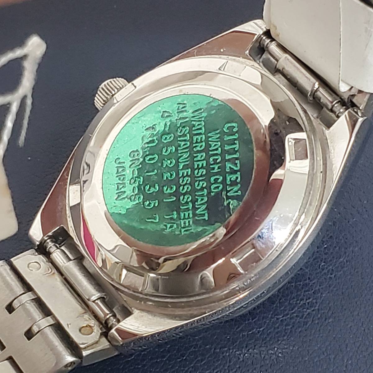 0211-202■不動品 シチズン CITIZEN コスモスター CS-8500 1524-78 SS 腕時計 レディース 動作未確認 ジャンク _画像5