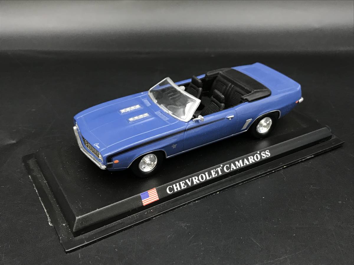 0208-44■CHEVROLET CAMARO SS シボレー カマロ デルプラド 1/43 世界の名車 コレクション ミニカー 模型 パーツ未確認 破損 現状品_画像1