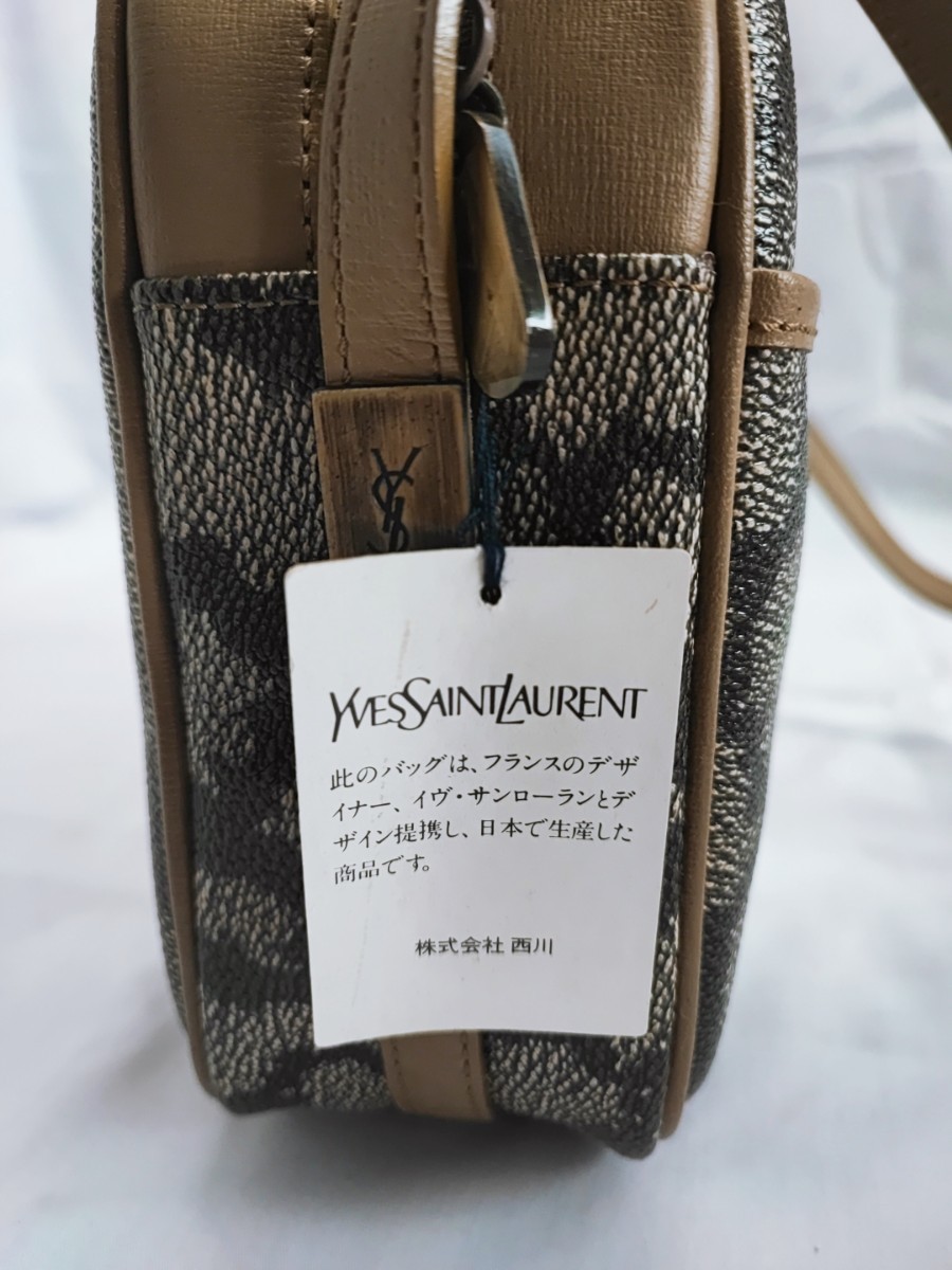 イヴ・サンローラン ショルダーバッグ 未使用 タグ付き 箱付き YVESSAINTLAURENT バッグ オールド イブサンローラン 当時物(022009)_画像5